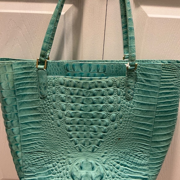 Brahmin croc embossed leather tote - Picture 3 of 5